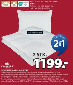 JYSK KRONBORG BESSEGGEN MOSKUSDUNDYNE tilbud