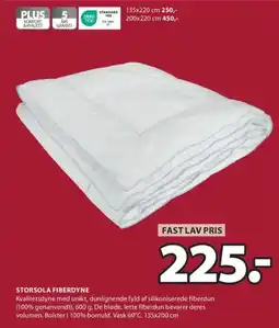 JYSK STORSOLA FIBERDYNE tilbud