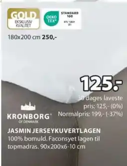 JYSK JASMIN JERSEYKUVERTLAGEN tilbud