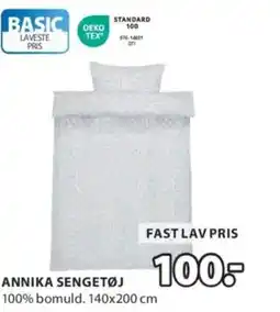 JYSK ANNIKA SENGETØJ tilbud