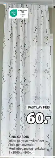 JYSK KINN GARDIN tilbud