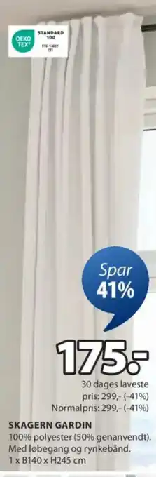 JYSK SKAGERN GARDIN tilbud