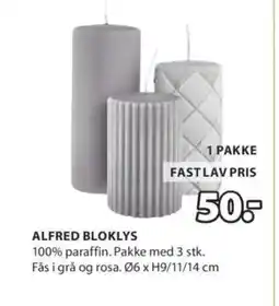 JYSK ALFRED BLOKLYS tilbud