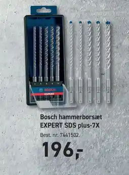 Johannes Fog Bosch hammerborsæt EXPERT SDS plus-7X tilbud