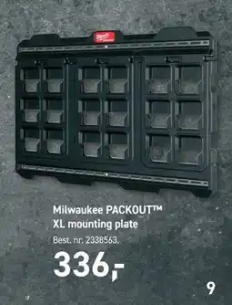 Johannes Fog Milwaukee PACKOUT XL mounting plate tilbud