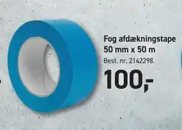 Johannes Fog Fog afdækningstape 50 mm x 50 m tilbud