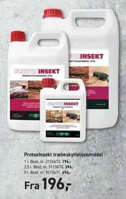 Johannes Fog ProtoxInsekt træbeskyttelsesmiddel tilbud