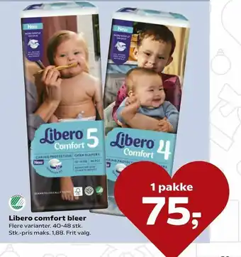 Kvickly Libero comfort bleer tilbud