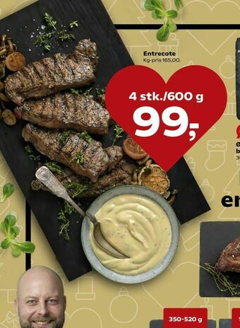 Kvickly Entrecote tilbud