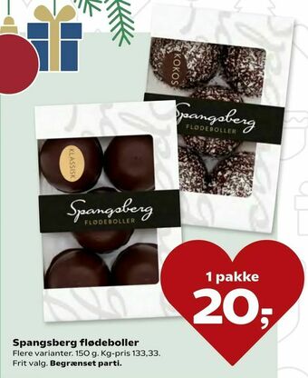 Kvickly Spangsberg flødeboller tilbud