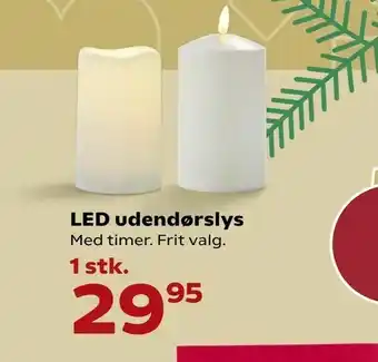 Kvickly LED udendørslys tilbud