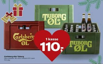 Kvickly Carlsberg eller Tuborg tilbud