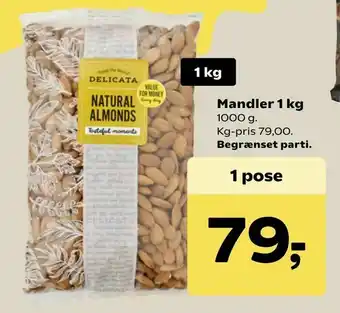 Kvickly Mandler 1 kg tilbud