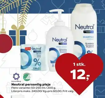 Kvickly Neutral personlig pleje tilbud