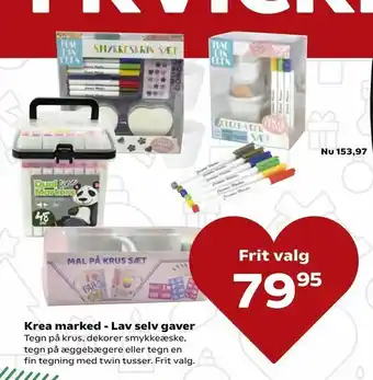 Kvickly Krea marked - Lav selv gaver tilbud