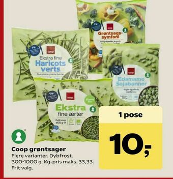 Kvickly Coop grøntsager tilbud