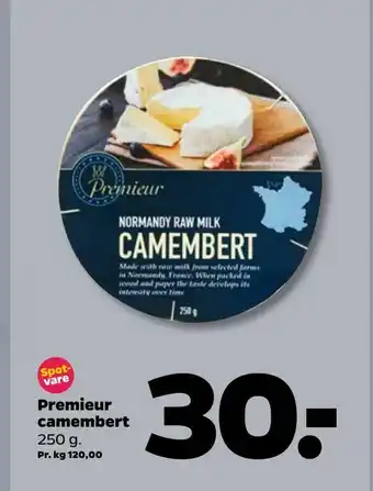 Netto Premieur camembert tilbud