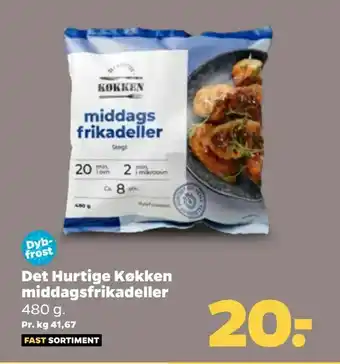 Netto Det Hurtige Køkken middagsfrikadeller tilbud