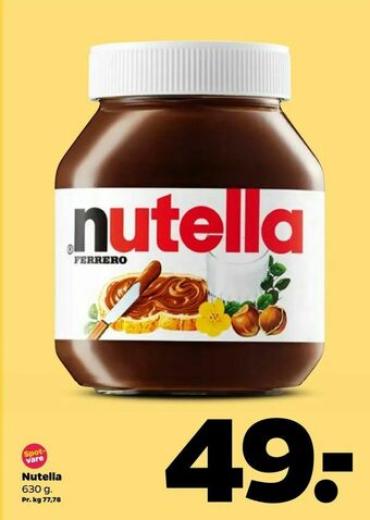 Netto Nutella tilbud