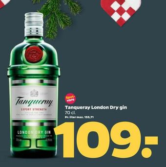 Netto Tanqueray London Dry gin tilbud