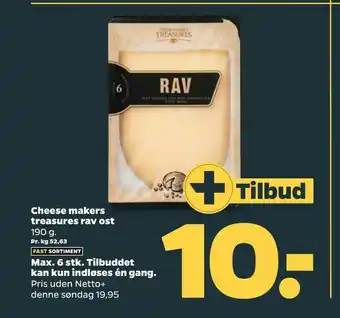 Netto Cheese makers treasures rav ost tilbud
