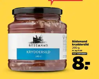 Netto Bådsmand kryddersild tilbud