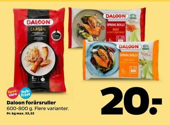 Netto Daloon forårsruller tilbud
