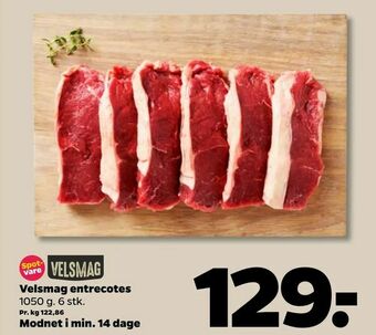 Netto Velsmag entrecotes tilbud