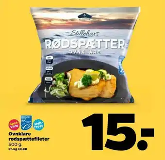 Netto Ovnklare rødspættefileter tilbud