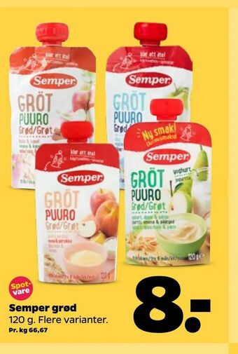Netto Semper grød tilbud