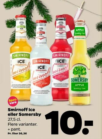 Netto Smirnoff Ice eller Somersby tilbud