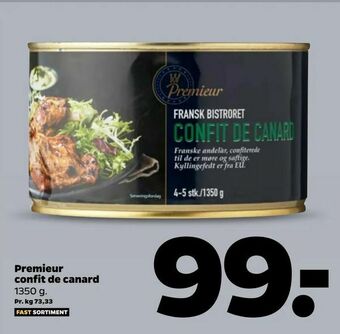 Netto Premieur confit de canard tilbud