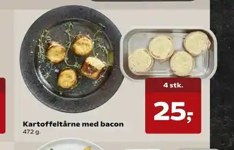 Kartoffeltårne med bacon