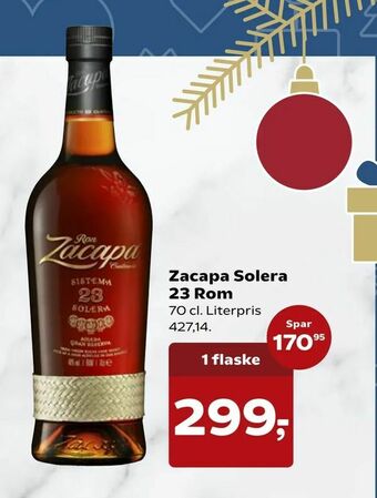 SuperBrugsen Zacapa Solera 23 Rom tilbud