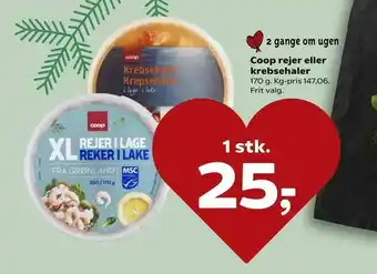 SuperBrugsen Coop rejer eller krebsehaler tilbud