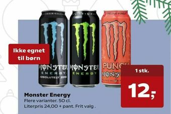SuperBrugsen Monster Energy tilbud