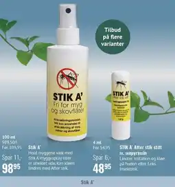 Helsam Stik A' eller STIK A' After stik stift tilbud