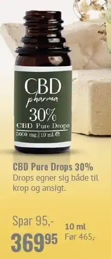 Helsam CBD Pure Drops 30% tilbud