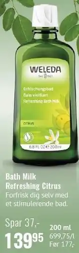 Helsam Bath Milk Refreshing Citrus tilbud