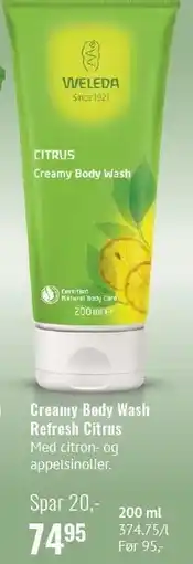 Helsam Creamy Body Wash Refresh Citrus tilbud