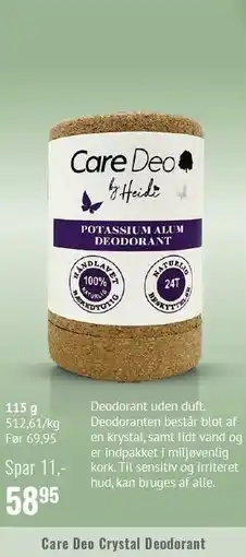 Helsam Care Deo Crystal Deodorant tilbud