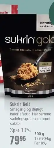 Helsam Sukrin Gold tilbud