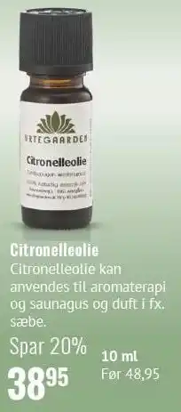 Helsam Citronelleolie tilbud