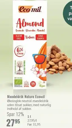 Helsam Mandeldrik Nature Ecomil tilbud
