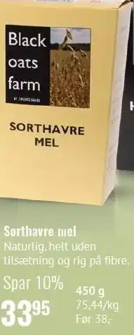 Helsam Sorthavre mel 450 g tilbud