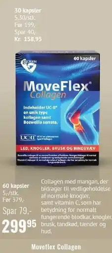 Helsam Moveflex Collagen 60 kapsler tilbud