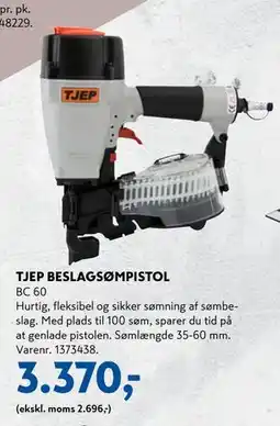 Davidsen TJEP BESLAGSØMPISTOL tilbud