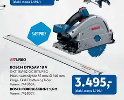 Davidsen BOSCH DYKSAV 18 V tilbud