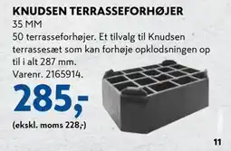Davidsen KNUDSEN TERRASSEFORHØJER tilbud