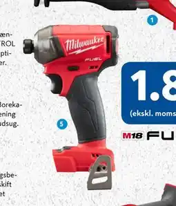 Davidsen MILWAUKEE SLAGSKRUEMASKINE 18 V tilbud